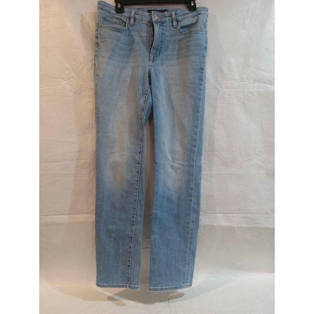 Lauren Ralph Lauren Womens Light Wash Straight Leg Stretch Jeans Size 10